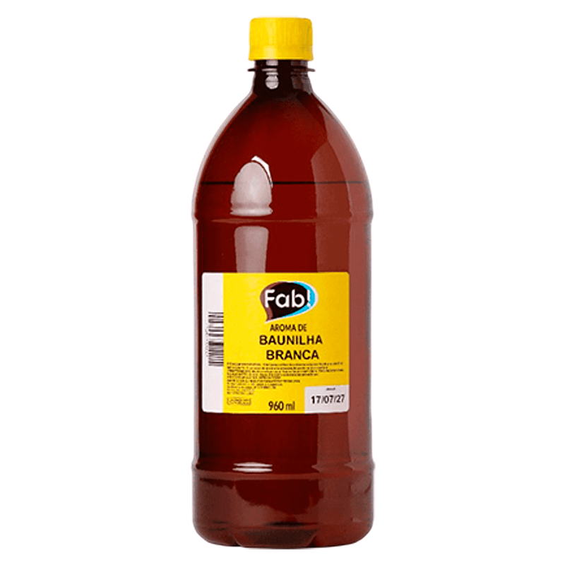 AROMA BAUNILHA BRANCA - FAB - 960ML