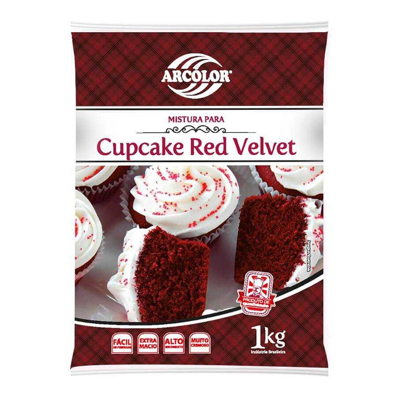 MISTURA CUPCAKE RED VELVET - ARCOLOR - 1Kg
