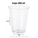 COPOS DESCARTAVÉIS TRANSPARENTE