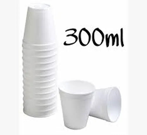COPO DE ISOPOR 300ML - 25UN