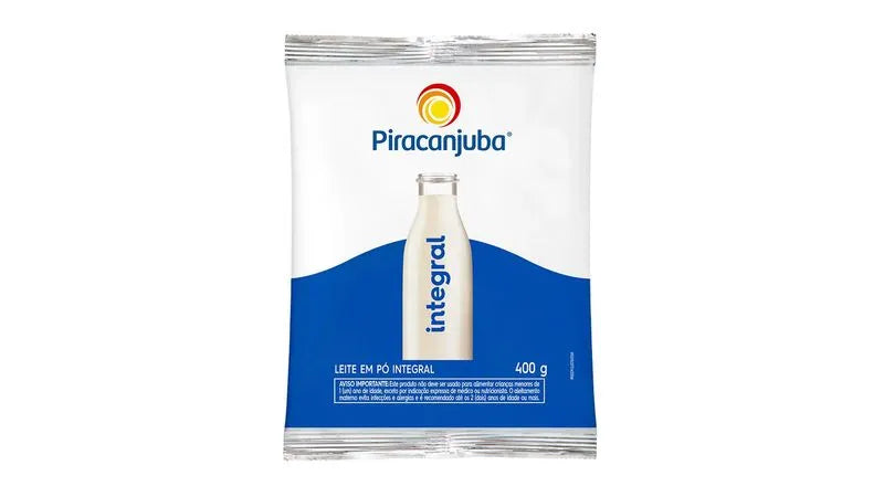 LEITE EM PÓ INTEGRAL - PIRACANJUBA - 400g