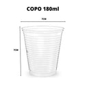 COPOS DESCARTAVÉIS TRANSPARENTE