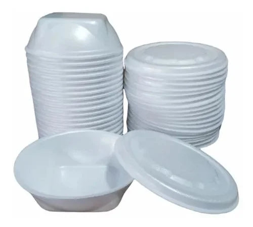 MARMITEX ISOPOR 100UN COM TAMPA